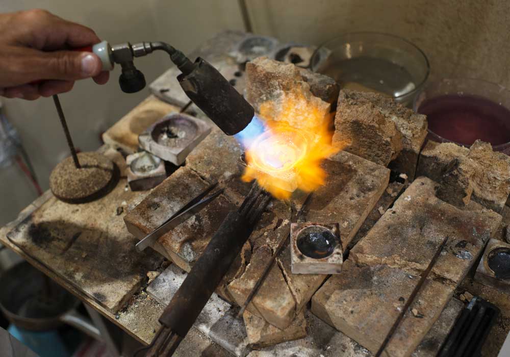 The forge is technically my starting point. Fire is my true privileged accomplice and it is indispensable for my work. By harnessing it like a divine wind and using it to produce my creative ideas, it has not only forged my works but also my personality. 