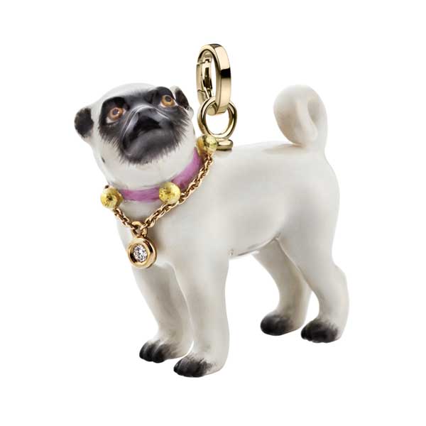 The pug pendant has always been an icon of Meissen collections. 