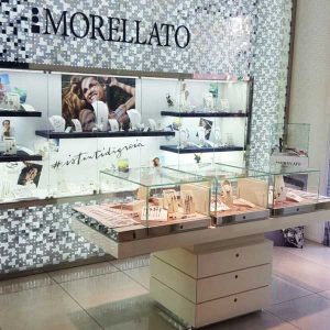 The interior of Morellato flagship store in corso Buenos Aires, also in Milan. 