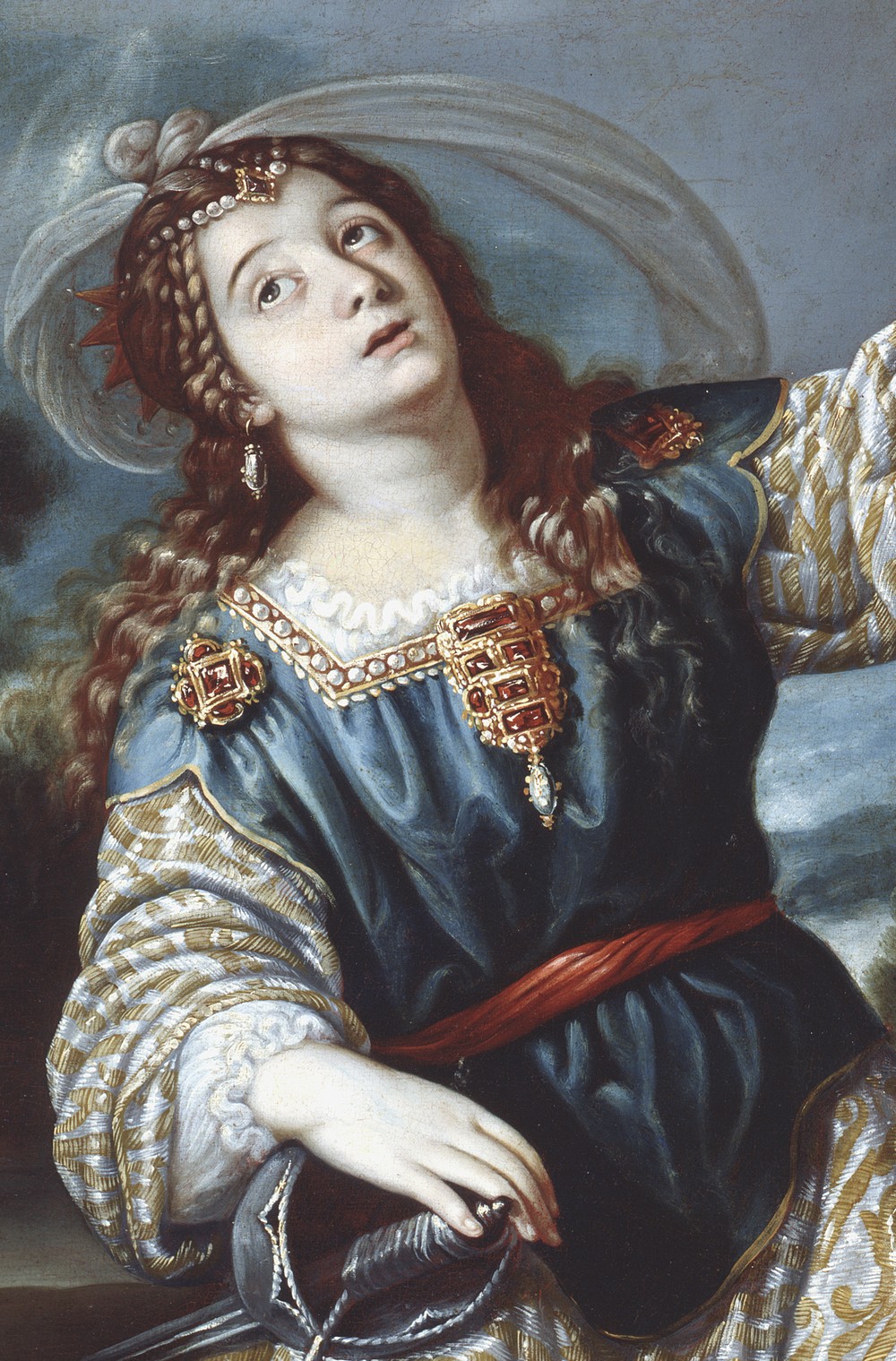 de Borgraf, Diego-Saint Catherine of Alexandria (detail) 2011.426