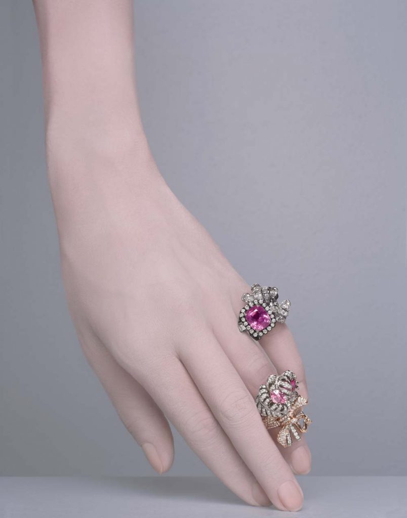 Dior à Versailles rings photography by Brigitte Niedermar