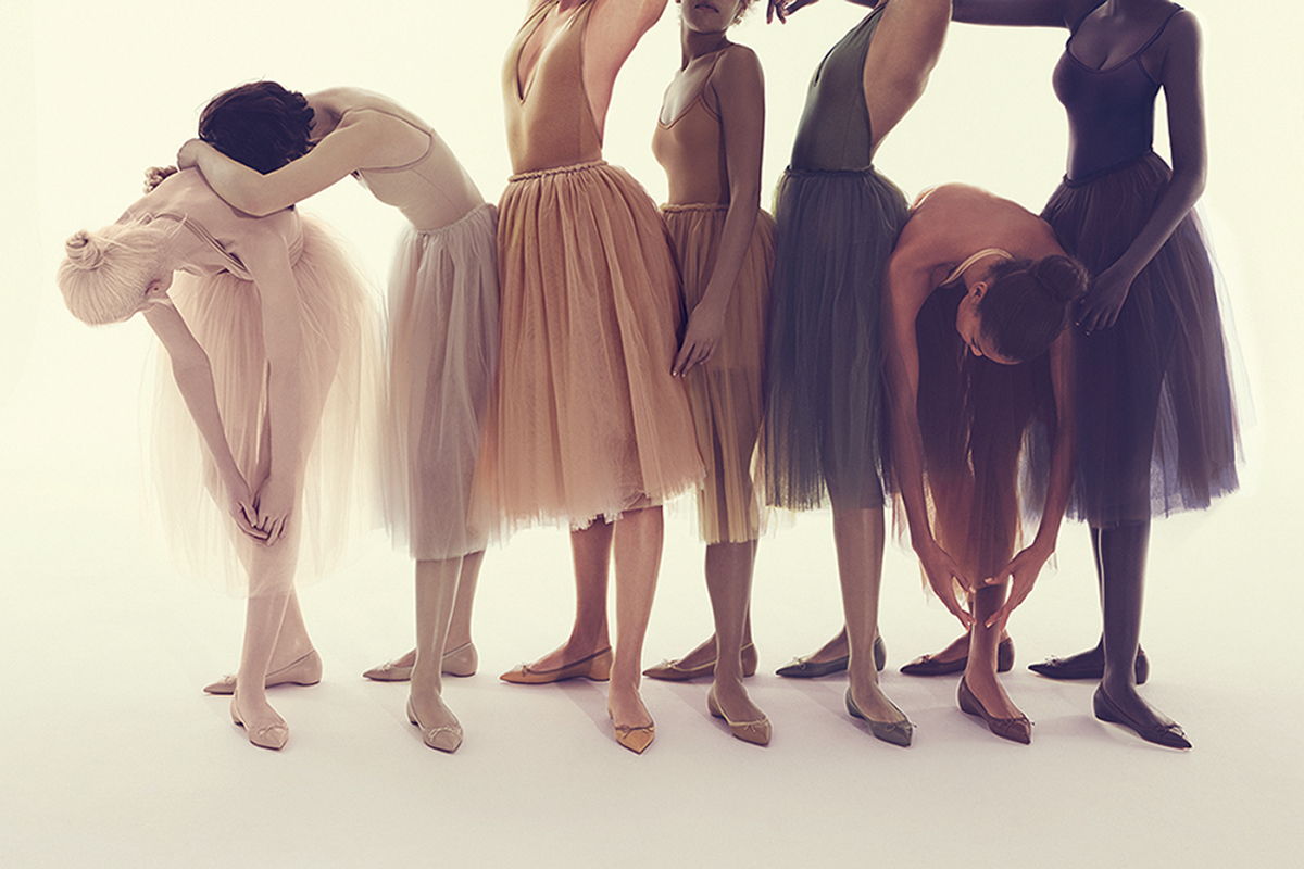 The flat from Christian Louboutin Nudes Collection