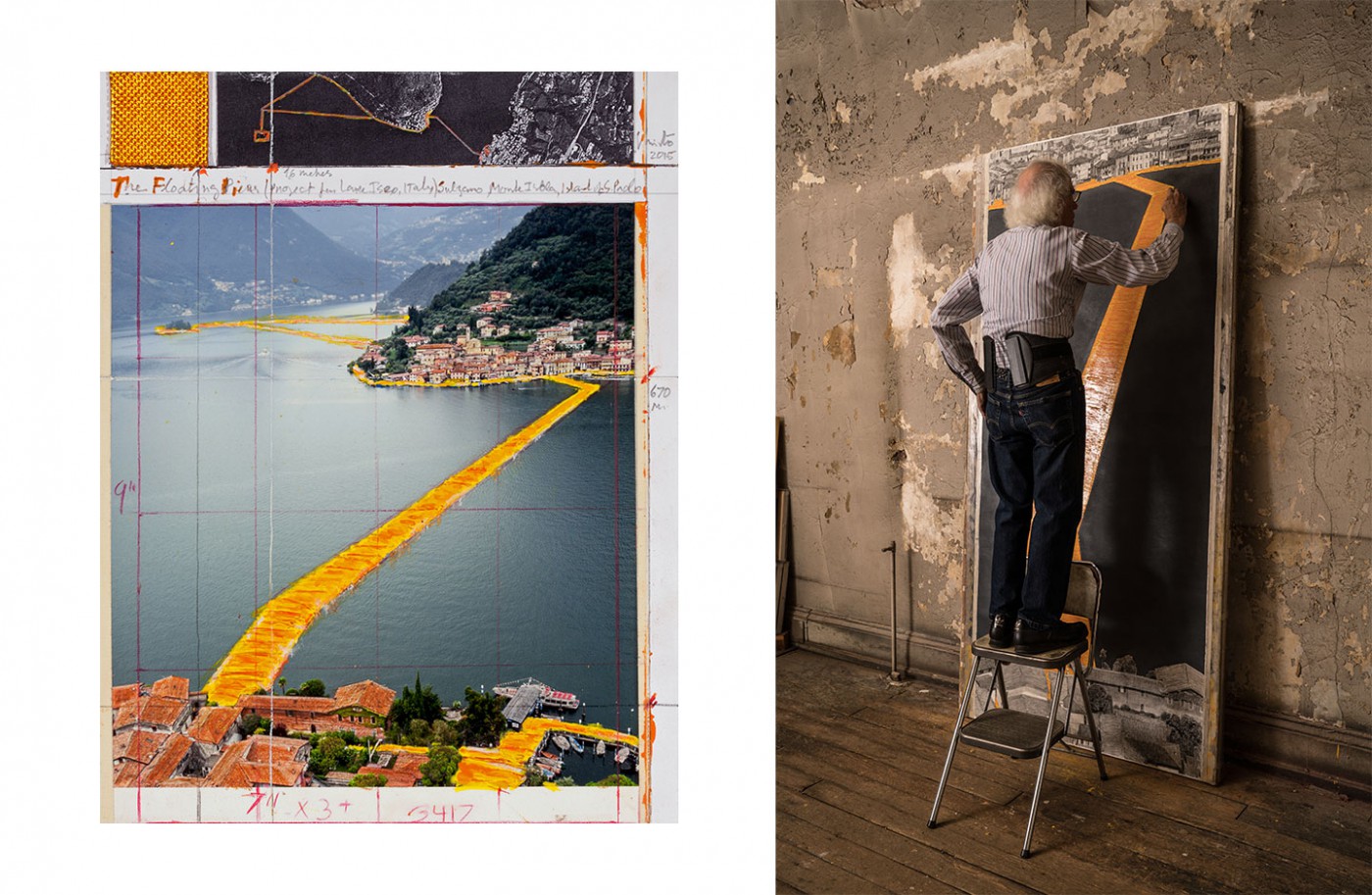 The Floating Piers by Christo at Lake Iseo