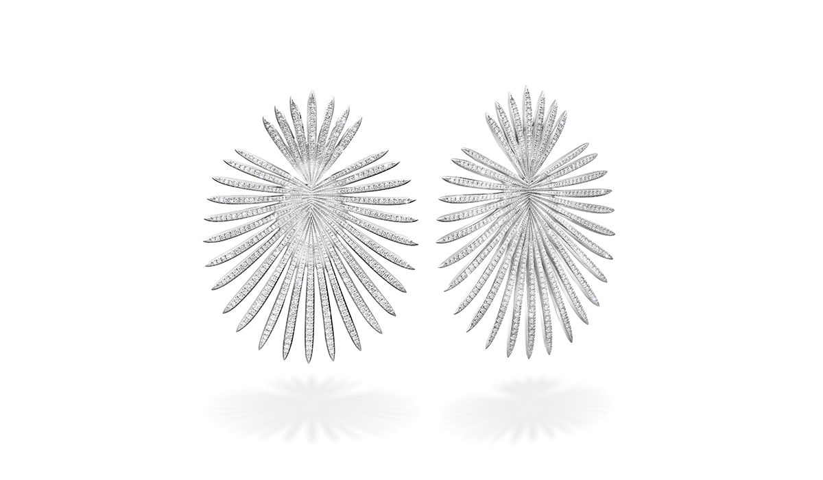 Palma diamond earrings 