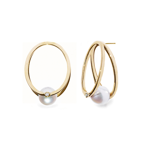 Pearl Oasis Earring YG