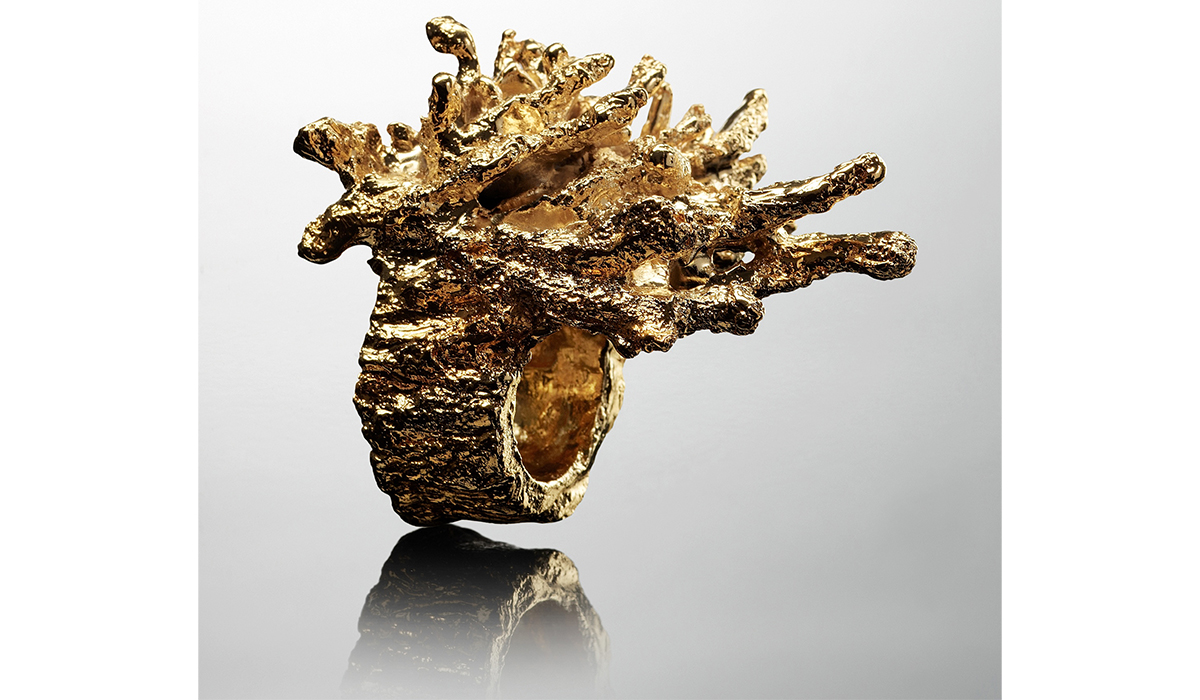 Wearable sculptures in bronze by Marie Khouri