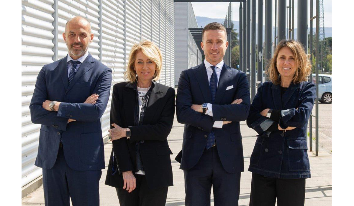 Matteo Farsura, Exhibition Manager, Adelaide Ruzzi, Project Leader, Marco Carniello, Global Exhibition Director, Michela Amenduni, Marketing Manager