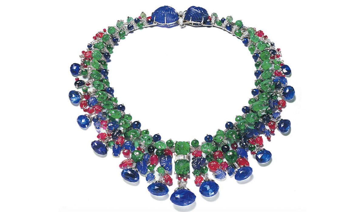 tutti frutti necklace by cartier