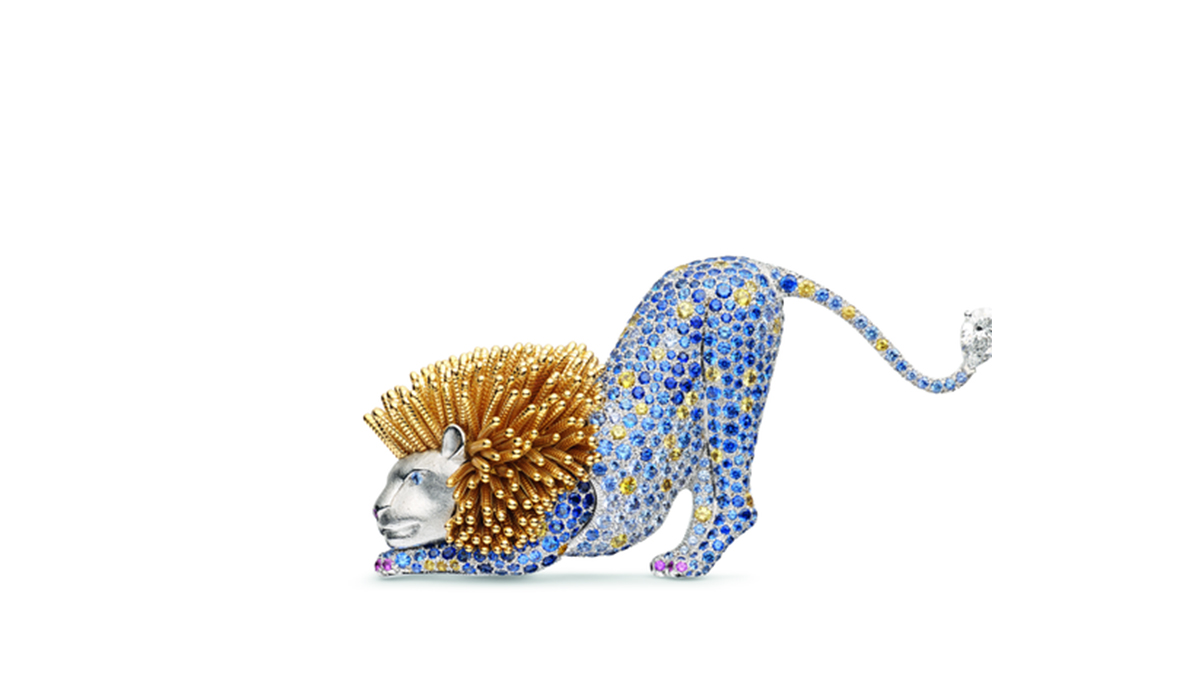 African Lion Brooch - Chaumet