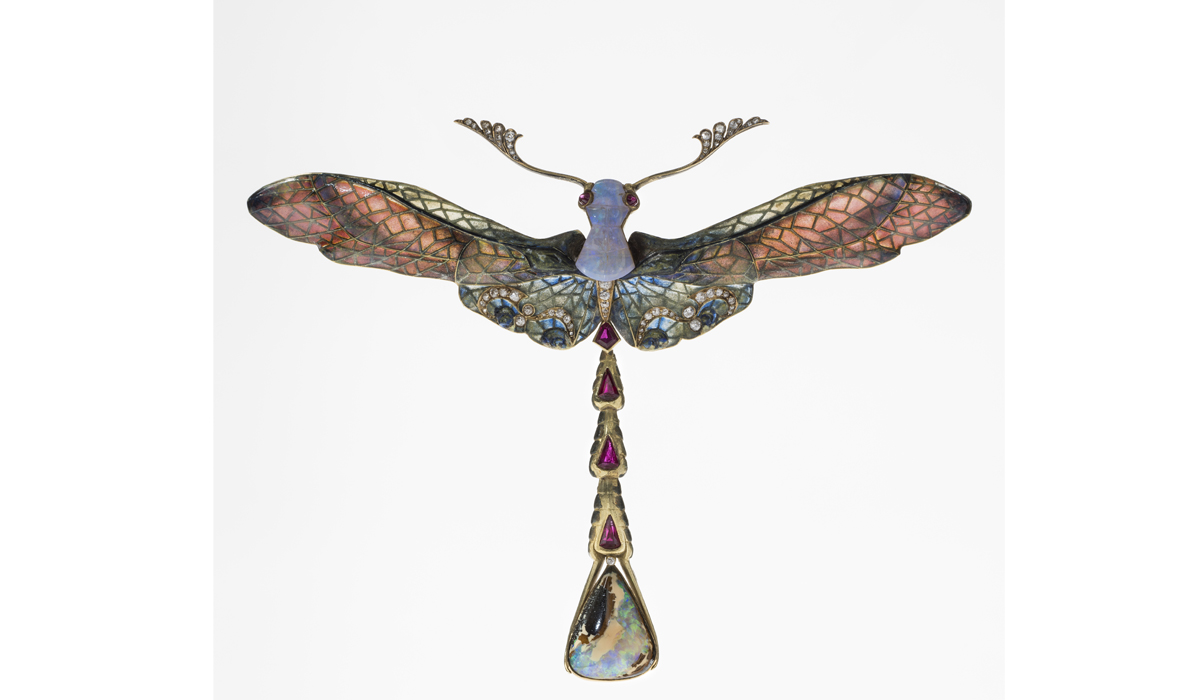 dragonfly pendant, philippe wolfers, 1902-1903