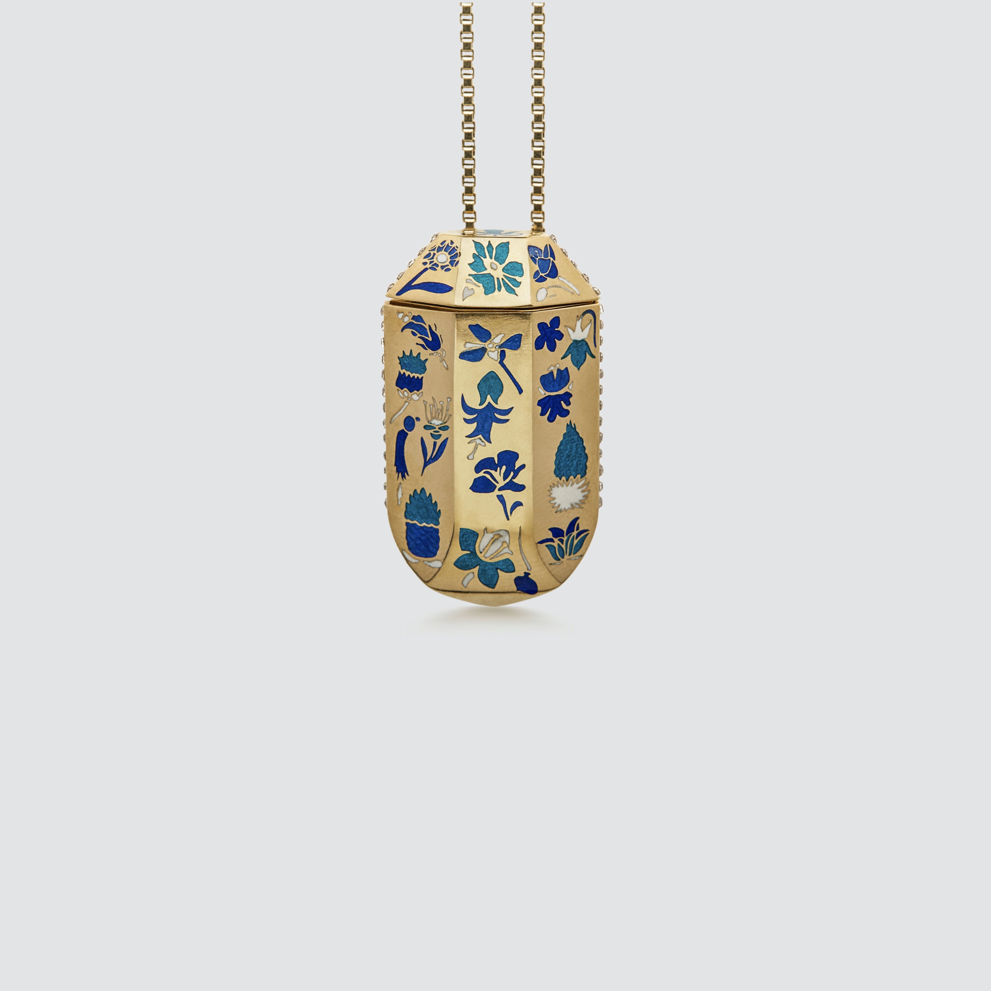 4 Jet McQuiston Fallen Flora Perfume Bottle SMO gold champleve enamel photo Anna Pors