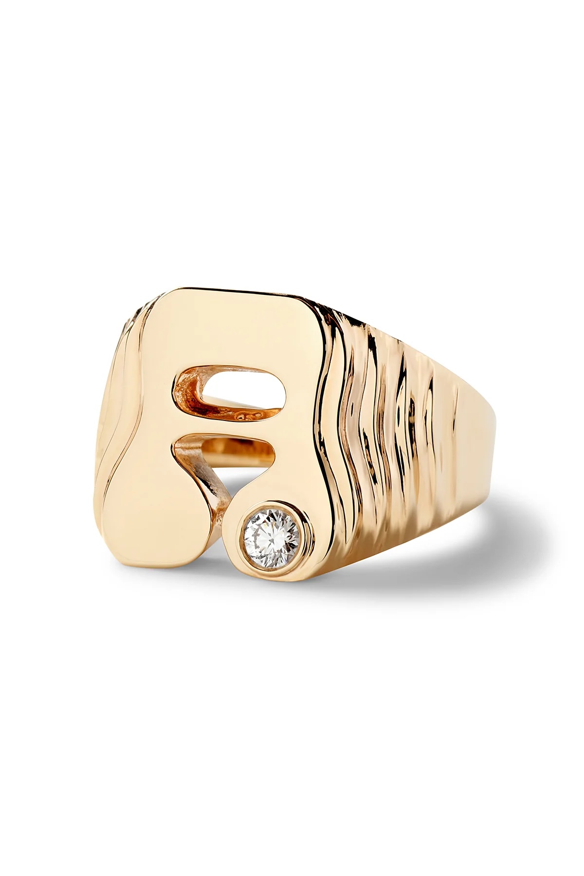 Alison Lou Stellar Letter Ring