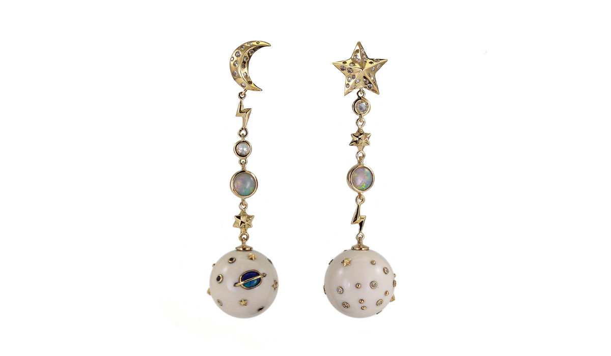 mammoth galaxy earrings