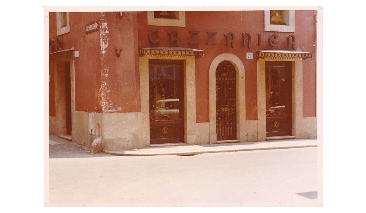 Cazzaniga's old shops in via Frattina, Rome