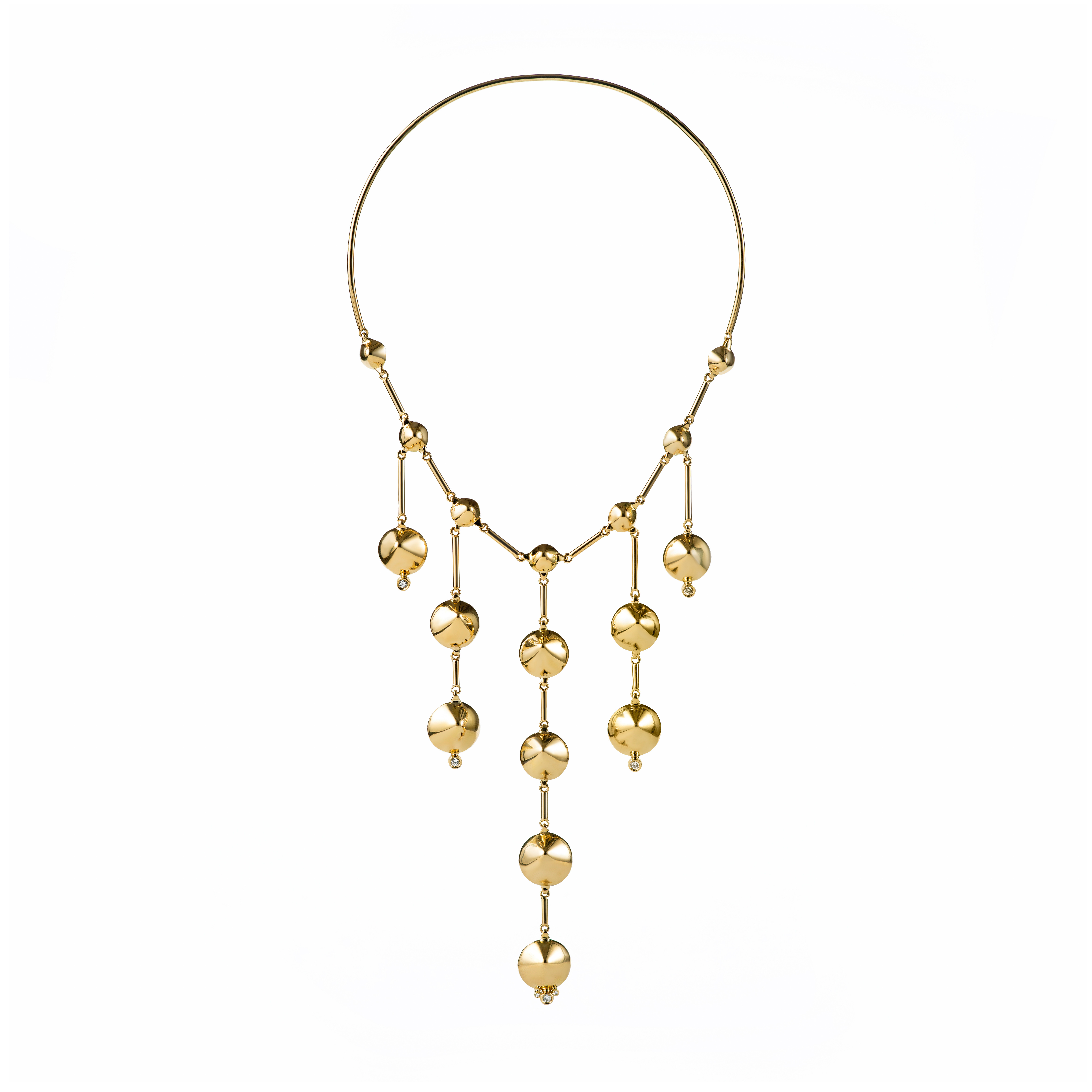 MARIA KOTSONI Cascading Spike Necklace