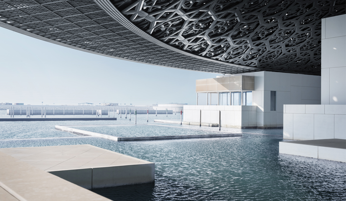 View overlooking the sea © Louvre Abu Dhabi, Mohamed Somji