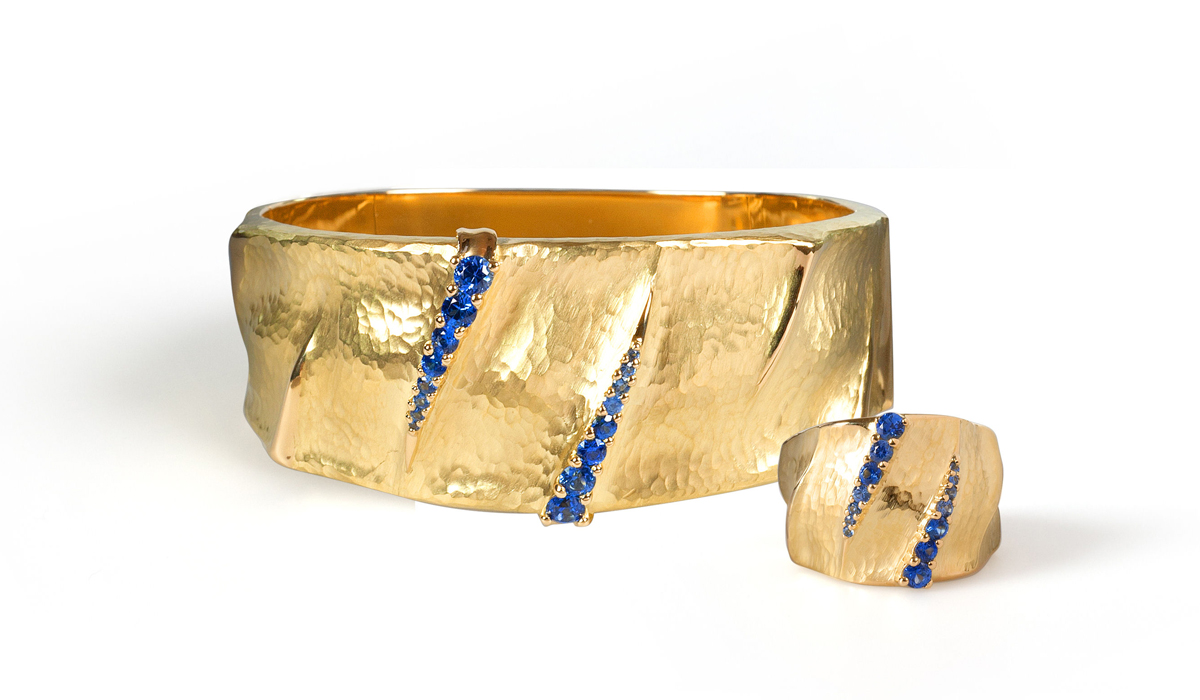 dune sapphires cuff and ring