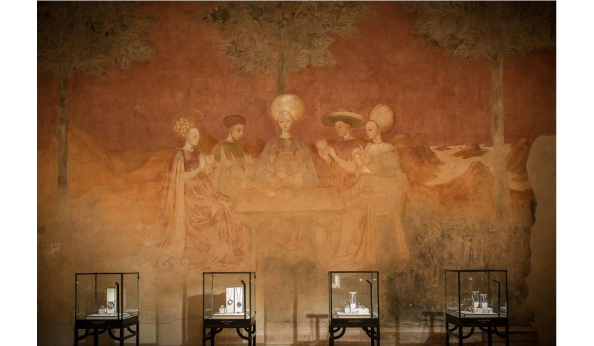 Palazzo Borromeo's fresco