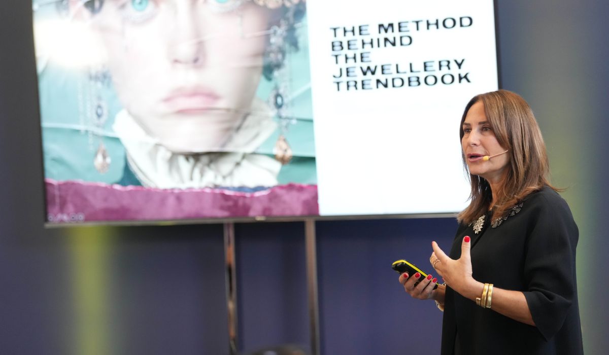 Paola De Luca, Creative Director and Co-Founder of Trendvision Jewellery + Forecasting