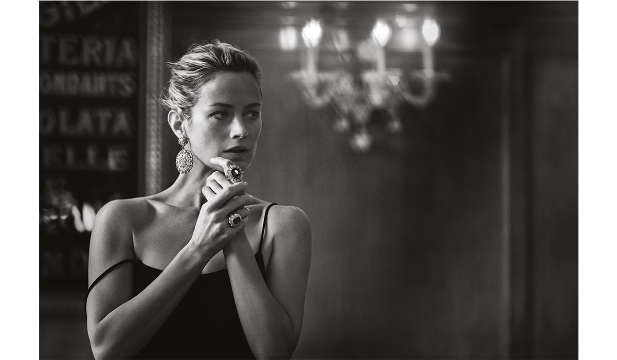 Carolyn Murphy, Tribute to Italy by Peter Lindberg for Buccellati