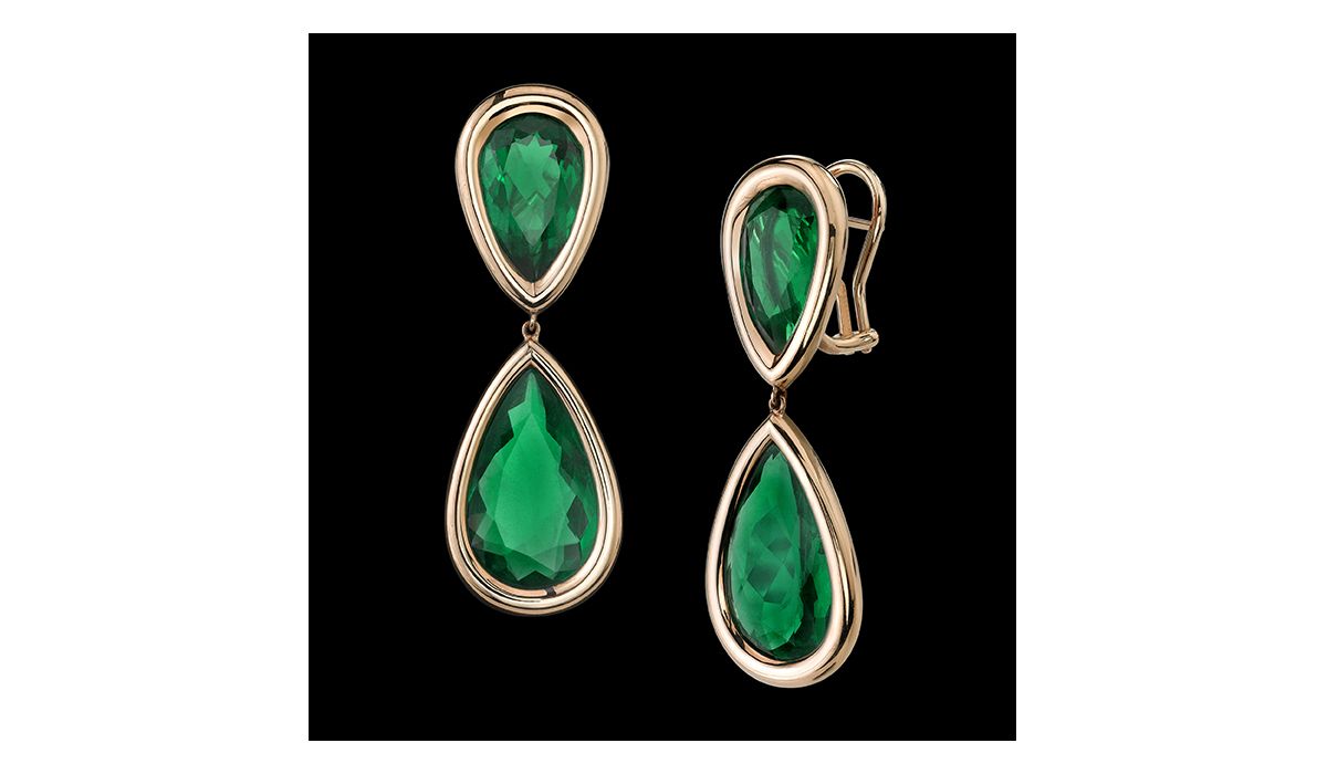 emerald earrings