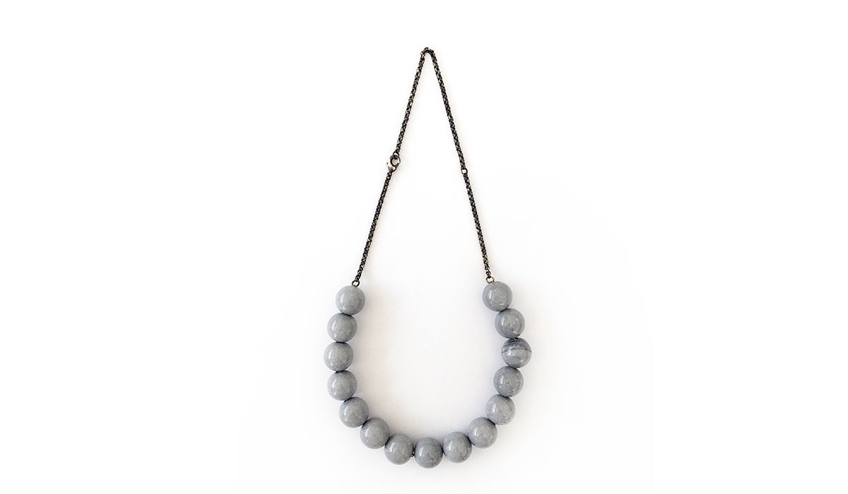 Necklace with marble details by Zona67 Jewelry