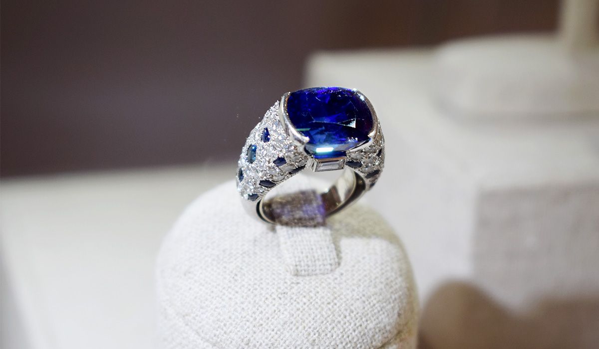 Bague Panthère saphir, Cartier