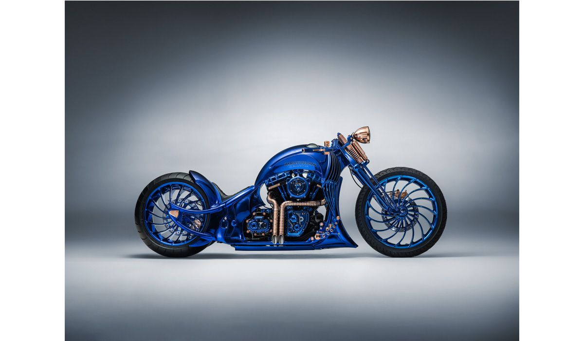 Harley Davidson Blue Edition