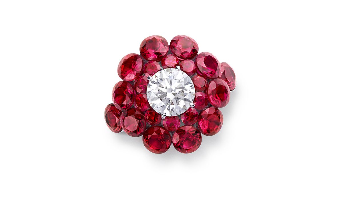 Ruby and diamond ring, Magical Setting collection, Chopard 