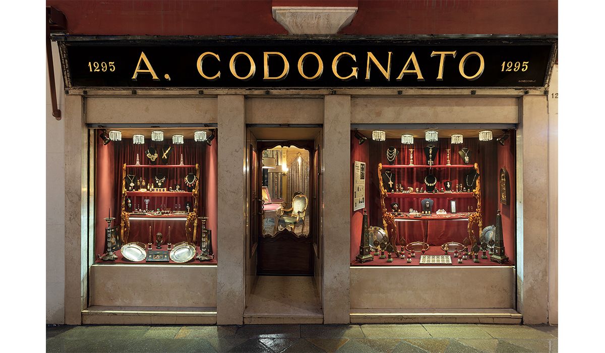 The original Codognato boutique at 1295 Calle dell'Ascensione, in Venice, from 1866 to 2022