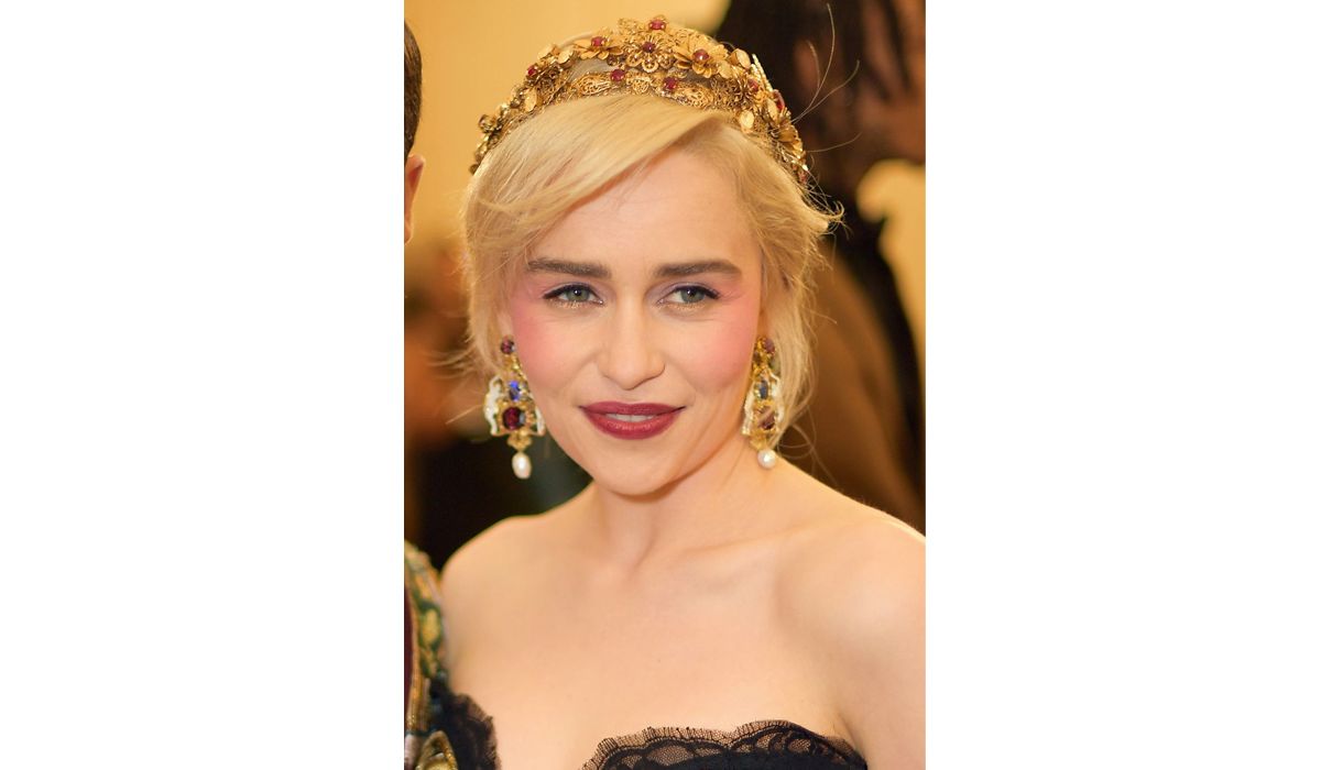 Floral Headpiece by DolceGabbana for Emilia Clarke 