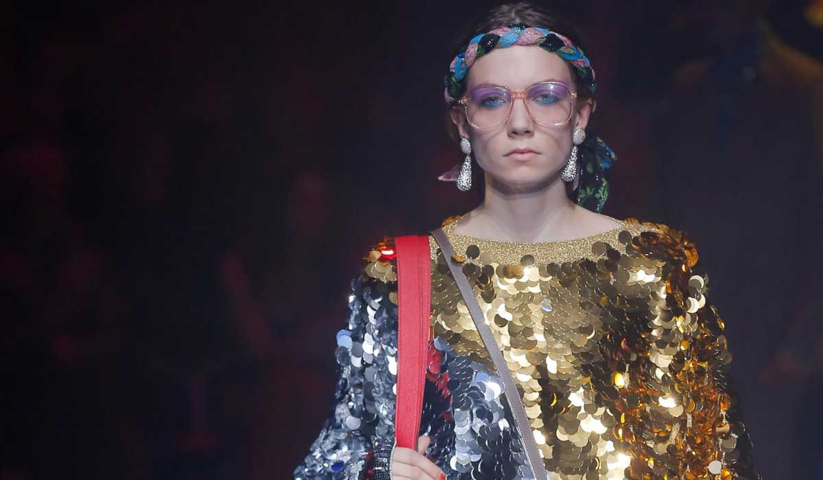 A Seventies look from Spring/Summer 2018, GUCCI
