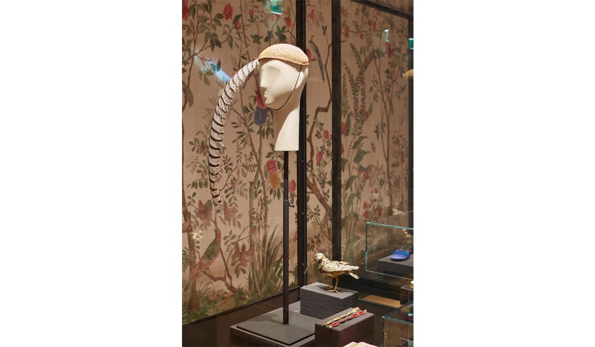 Accessories in the Gucci Garden Galleria at Palazzo della Mercanzia in Florence's Piazza della Signoria