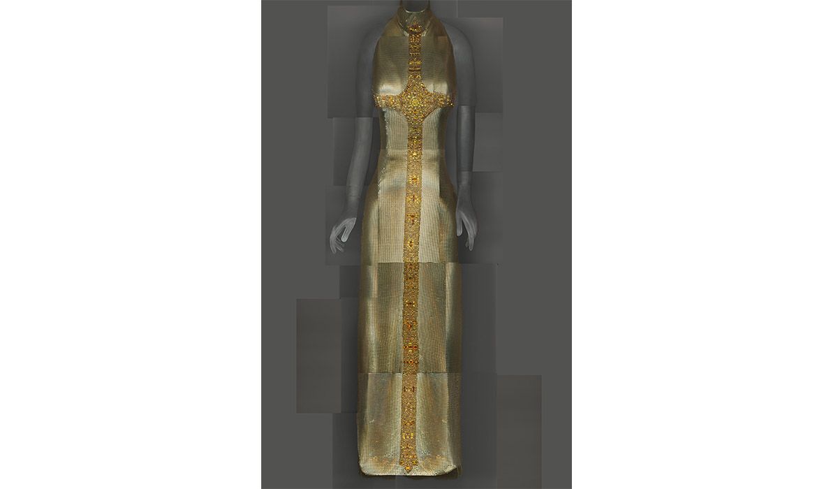 Evening Dress, Gianni Versace, autumn/winter 1997–98. Image courtesy of The Metropolitan Museum of Art, Digital Composite Scan by Katerina Jebb