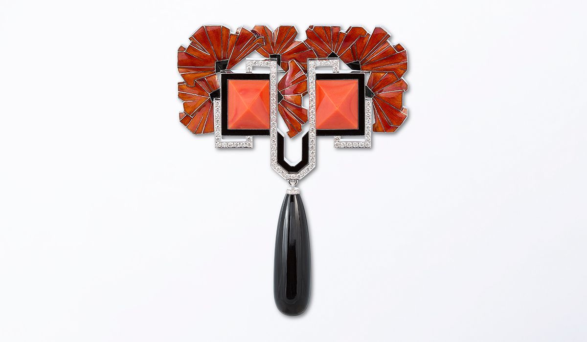 Poppies Art Deco