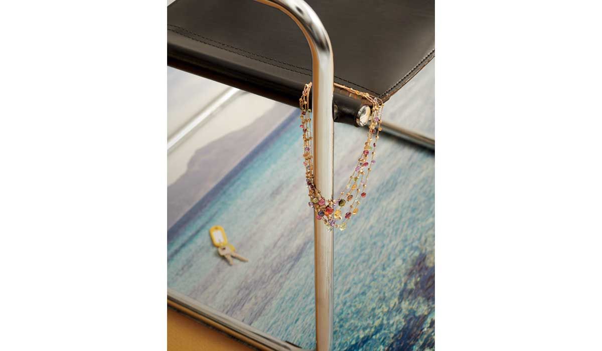 Paradise necklace with multicolored gemstones, Marco Bicego.