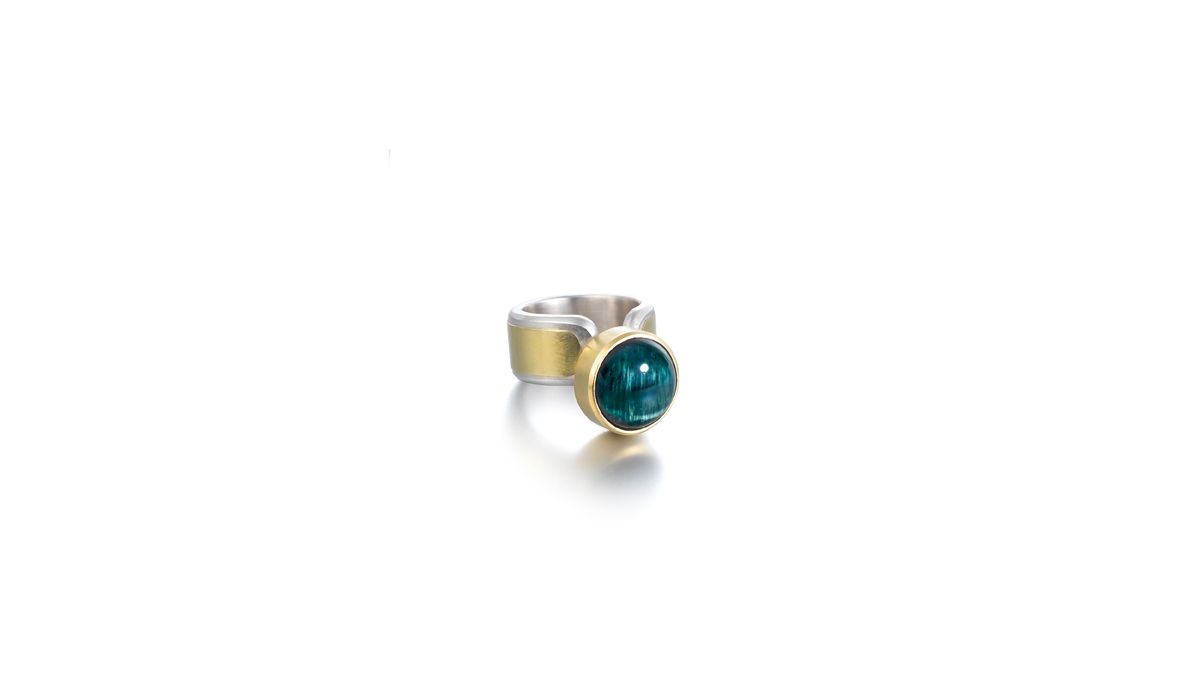 Lucy Martin, Cat’s Eye Tourmaline Ring.