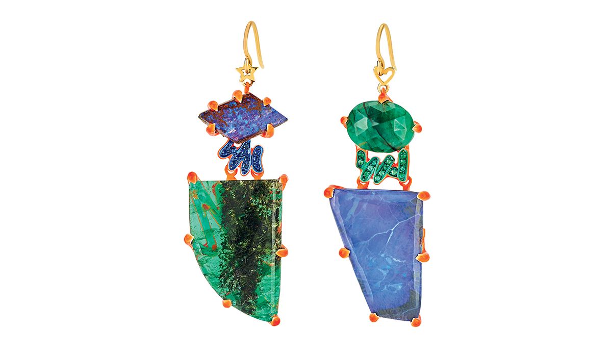 Scribbles earrings, Solange Azagury-Partridge