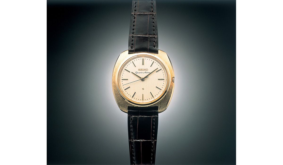 The Seiko Quartz Astron, presented in Tokyo on December 25th, 1969