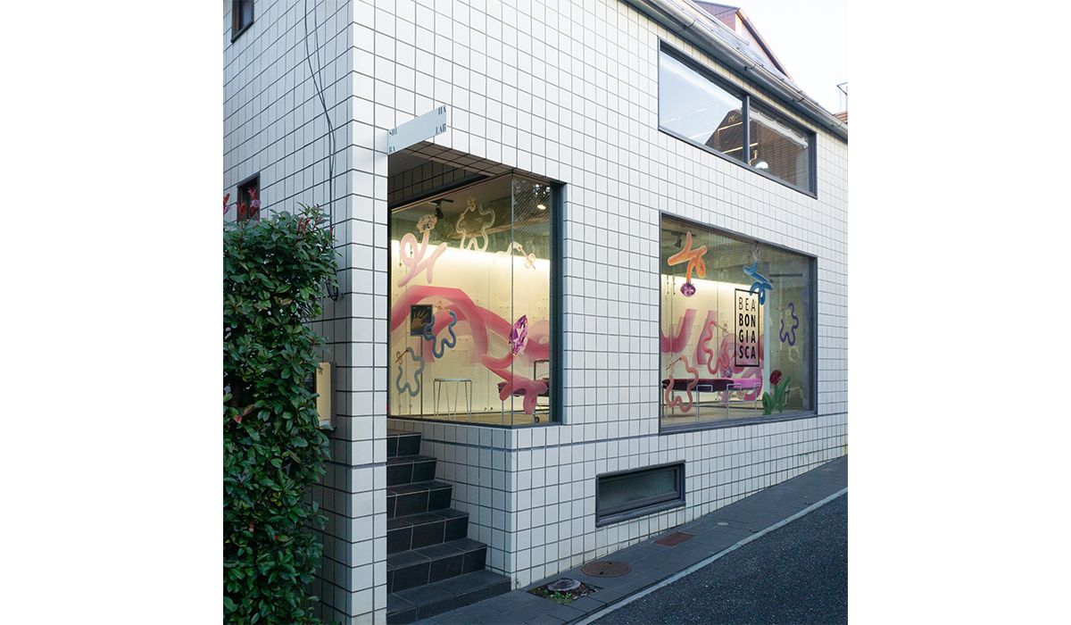 Shop details of Shihara Lab in the Omotesando area, Tokyo.