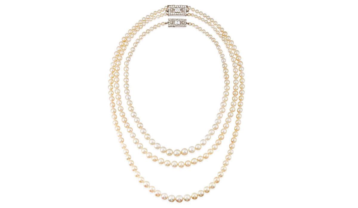 The Dodge Pearl necklace by Cartier