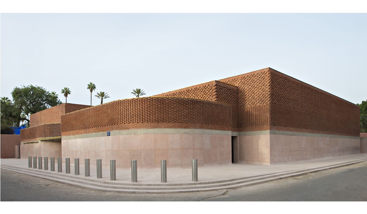 Façade of the Musée Yves Saint Laurent Marrakech