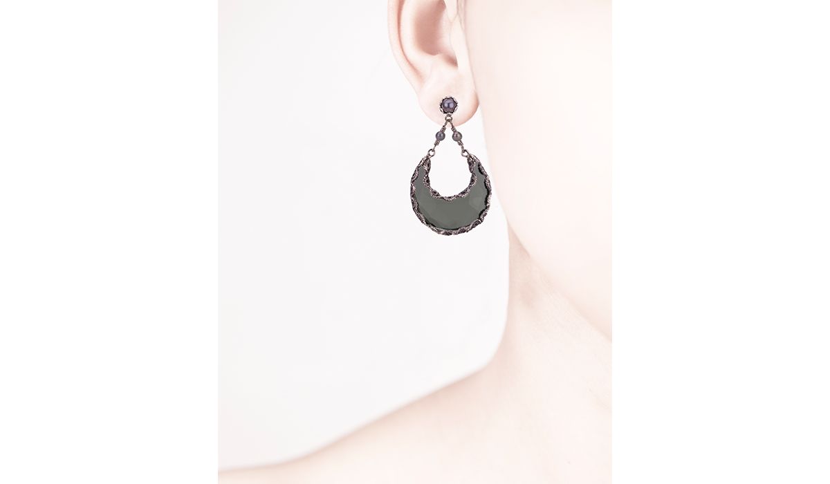 Crescent Moon Collection earrings