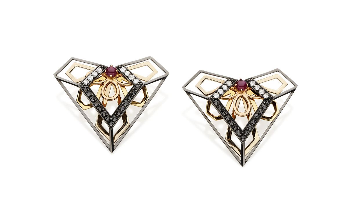 Earrings from the Portal collection