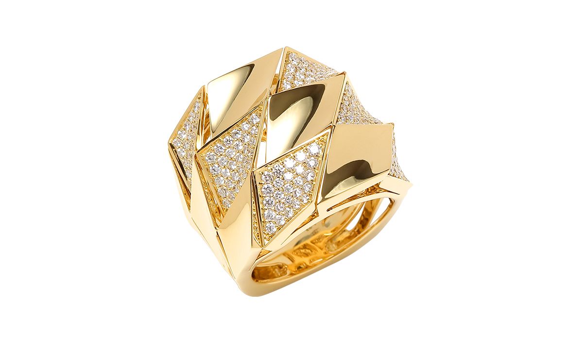 Origami ring, Qayten