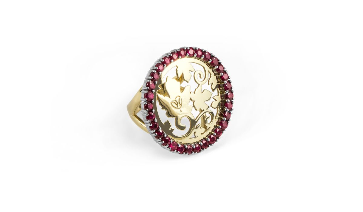 Gold Leaves Ring - Nadia Zenato