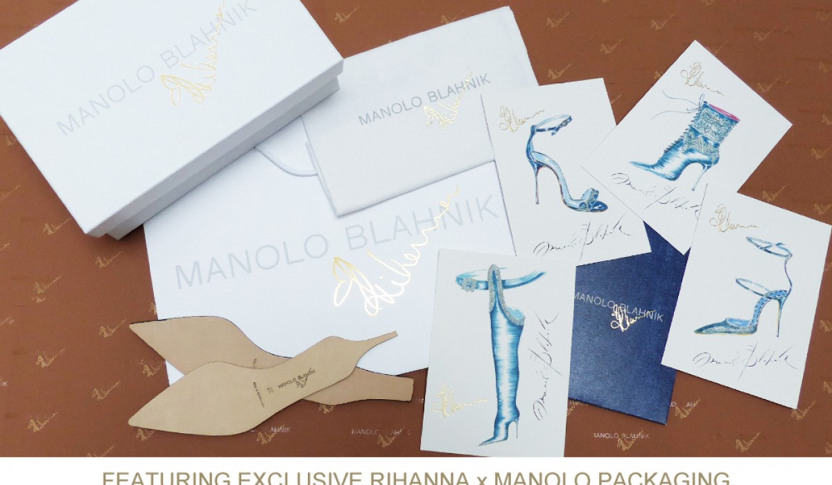 The special limited edition Rihanna x Manolo Blahnik