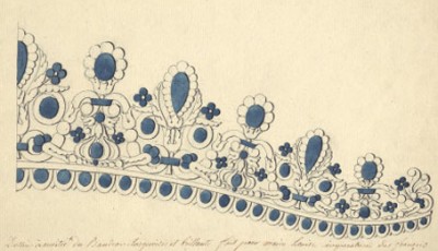 Chaumet on Show with Tiaras' Sketches