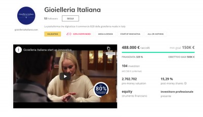 Gioielleria Italiana Chiude la Campagna di Crowdfunding