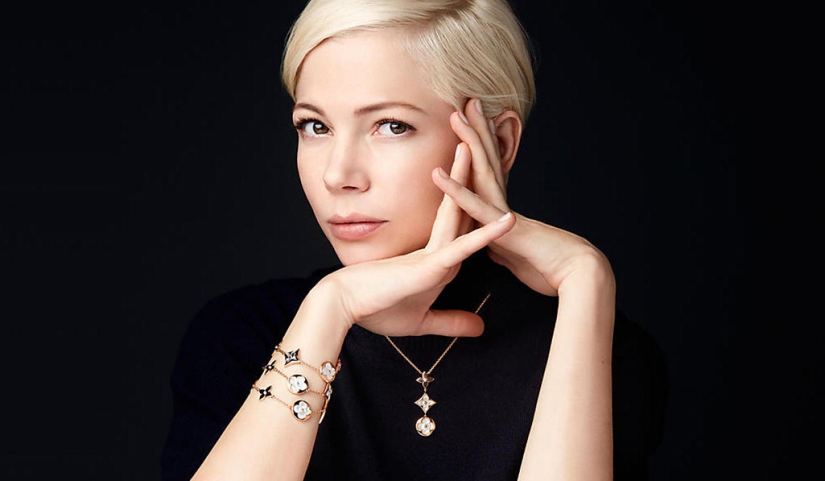 Michelle Williams shines for Louis Vuitton’s Blossom jewelry collection - VO+ Jewels & Luxury ...